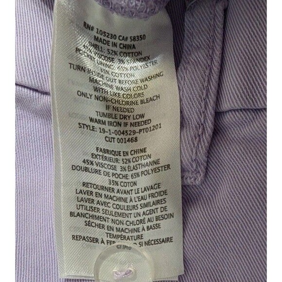 Current Elliott Lavender Purple Pants Sz 27 Soft Ankle Pockets Blogger's fave Mb - Picture 4 of 6